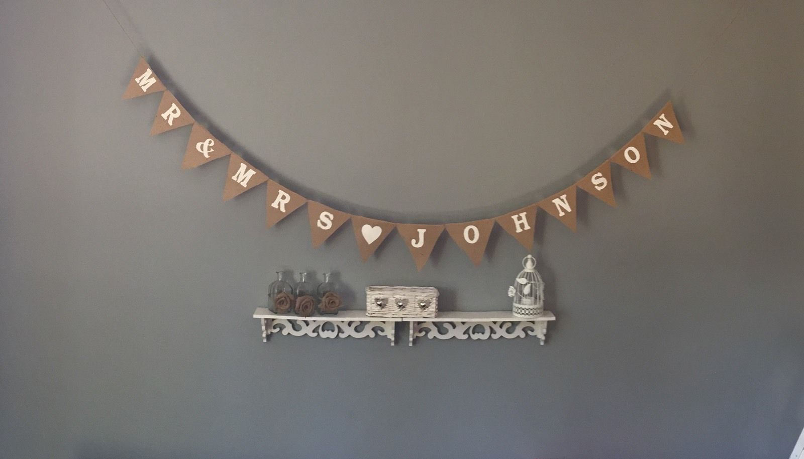 Mr & Mrs Hessian Bunting